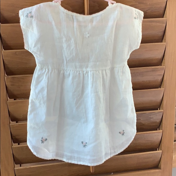 Tocoto Vintage White Embroidered Dress NWT